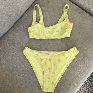 Stoney Clover / Target Collection Yellow Palm Tree Bikini
